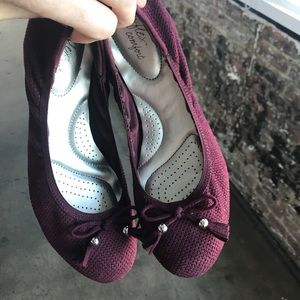 Plum flats